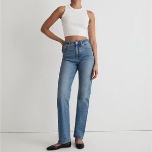 Madewell Women's Straight Leg Jeans in Blue